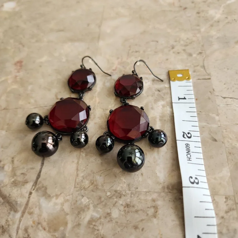 Stony Dangle Style Fashion Earrings
